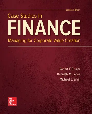 Cover of Case Studies in Finance