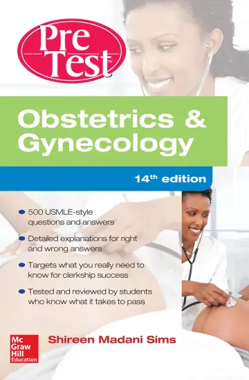 Cover of Obstetrics and Gynecology Pretest Self-Assessment and Review