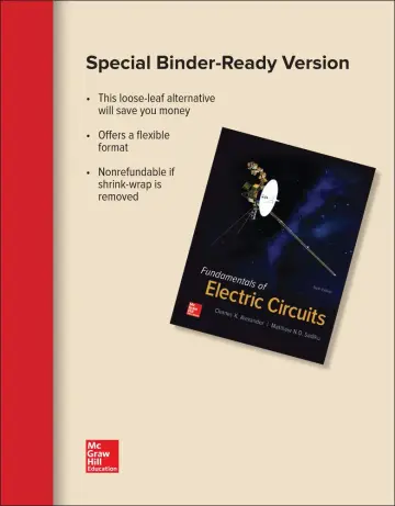 Cover of Fundamentals of Electric Circuits