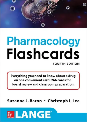 Cover of Lange Pharmacology Flashcards, Fourth Edition