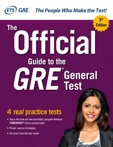 Cover of The Official Guide to the Gre General Test 3Ed (Pb 2016)