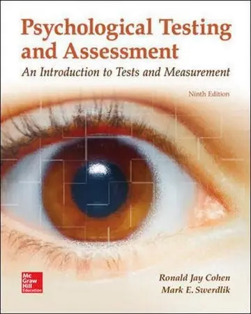 Cover of Psychological Testing and Assessment