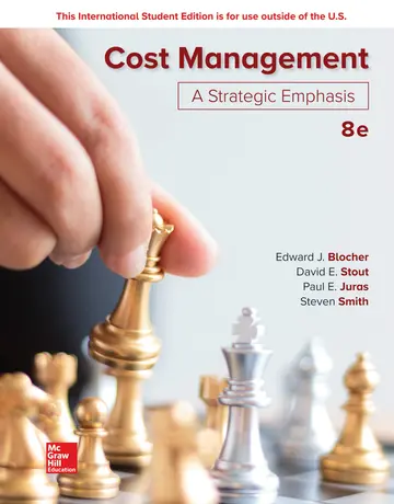 Cover of Cost Management a Strategic Emphasis