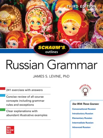 Cover of Schaum's Outline of Russian Grammar, Third Edition