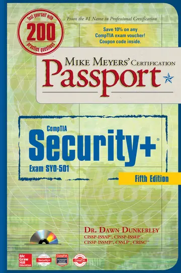 Cover of Mike Meyers' Comptia Security+ Certification Passport, Fifth Edition