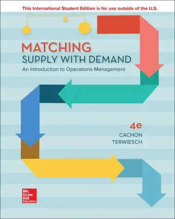 Cover of ISE Matching Supply with Demand