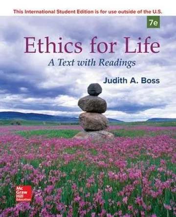Cover of ISE Ethics for Life