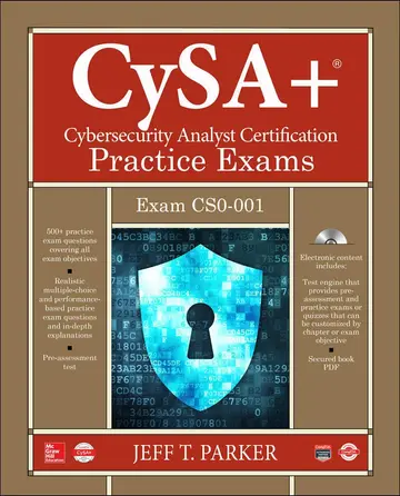 Cover of Comptia Cysa+ Cybersecurity Analyst Certification Practice Exams
