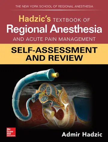 Cover of Hadzic's Textbook of Regional Anesthesia and Acute Pain Management