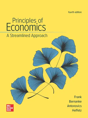 Cover of Principles of Economics, A Streamlined Approach