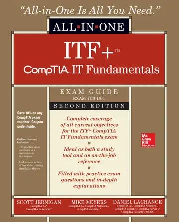 Cover of ITF+ CompTIA IT Fundamentals All-in-One Exam Guide, Second Edition (Exam FC0-U61)