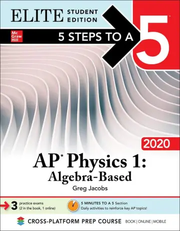 Cover of 5 Steps to a 5 AP Physics 1 2020