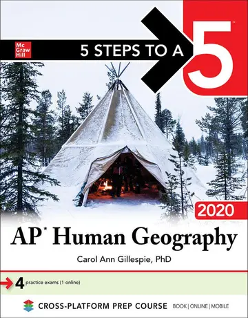Cover of 5 Steps to a 5 AP Human Geography 2020