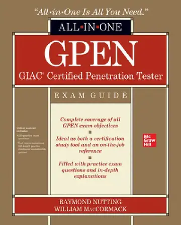 Cover of GPEN GIAC Certified Penetration Tester All-in-One Exam Guide