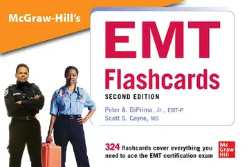 Cover of McGraw-Hill's EMT Flashcards, Second Edition