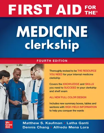 Cover of First Aid for the Medicine Clerkship