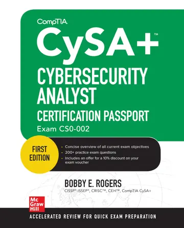 Cover of CompTIA CySA+ Cybersecurity Analyst Certification Passport (Exam CS0-002)