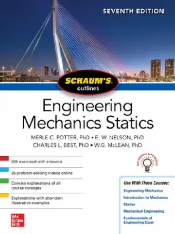 Cover of Schaum's Outline of Engineering Mechanics