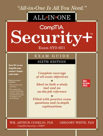 Cover of CompTIA Security+ All-in-One Exam Guide, Sixth Edition (Exam SY0-601)