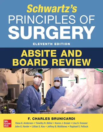 Cover of Schwartz's Principles of Surgery Absite and Board Review