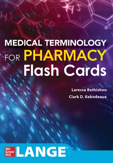 Cover of Medical Terminology for Pharmacy Flash Cards