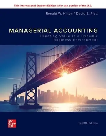 Cover of ISE Managerial Accounting