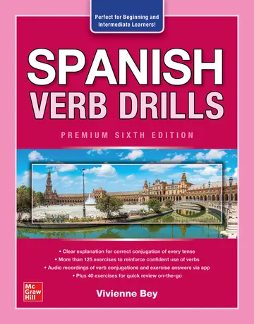 Cover of Spanish Verb Drills, Premium Sixth Edition
