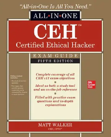 Cover of Ceh Certified Ethical Hacker All-In-One Exam Guide, Fifth Edition