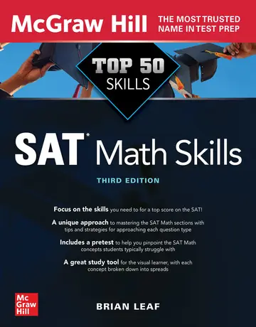 Cover of Top 50 SAT Math Skills, Third Edition
