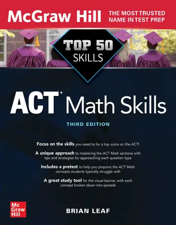 Cover of Top 50 ACT Math Skills, Third Edition