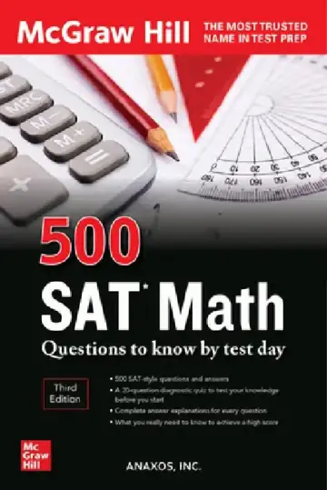 Cover of 500 SAT Math Questions to Know by Test Day, Third Edition