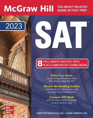 Cover of McGraw Hill SAT 2023