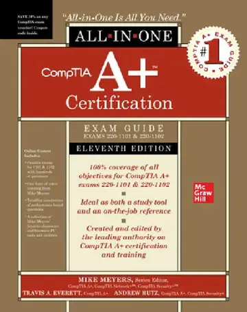Cover of Comptia A+ Certification All-In-One Exam Guide, Eleventh Edition (Exams 220-1101 & 220-1102)