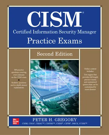 Cover of CISM Certified Information Security Manager Practice Exams, Second Edition