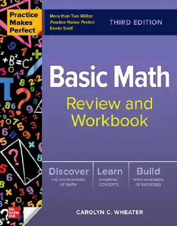 Cover of Practice Makes Perfect Basic Math Review and Workbook, Third Edition