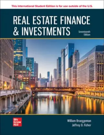 Cover of Real Estate Finance & Investments ISE