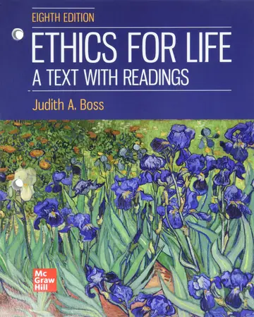 Cover of Ethics for Life