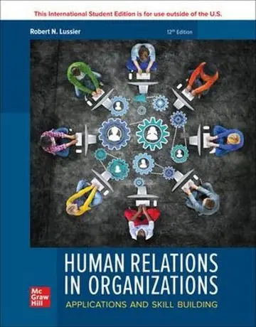 Cover of Human Relations in Organizations