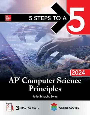 Cover of 5 Steps to A 5 AP Computer Science Principles 2024