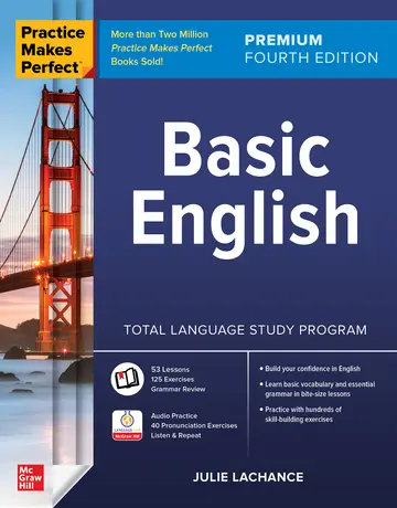 Cover of Practice Makes Perfect Basic English
