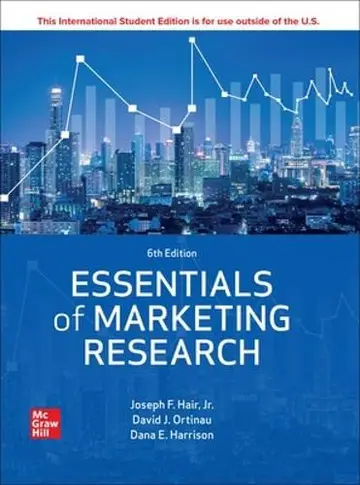 Cover of Essentials of Marketing Research ISE