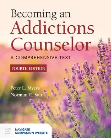 Cover of Becoming an Addictions Counselor