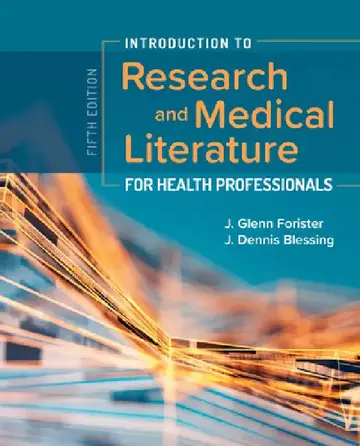 Cover of Introduction to Research and Medical Literature for Health Professionals
