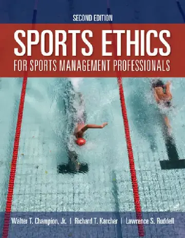 Cover of Sports Ethics for Sports Management Professionals