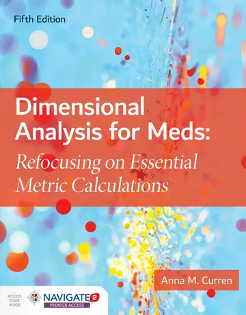 Cover of Dimensional Analysis for Meds