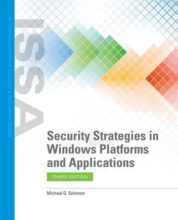 Cover of Security Strategies for Windows Platforms & Applications