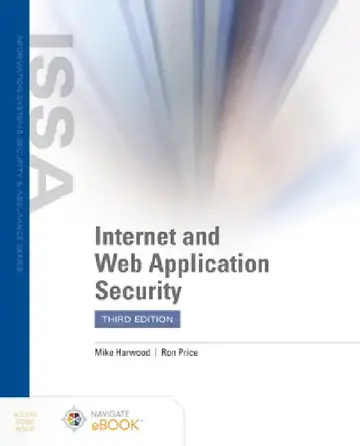 Cover of Internet and Web Application Security