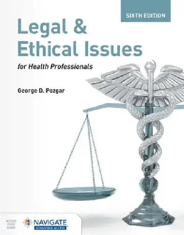 Cover of Legal and Ethical Issues for Health Professionals