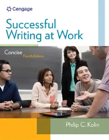 Cover of Successful Writing at Work