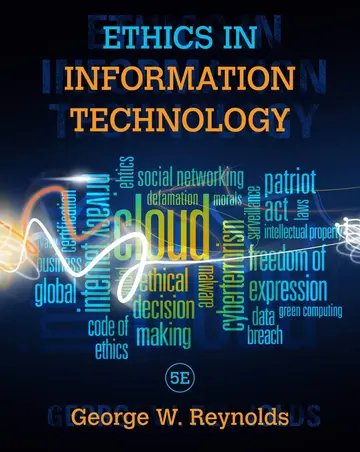 Cover of Ethics in Information Technology